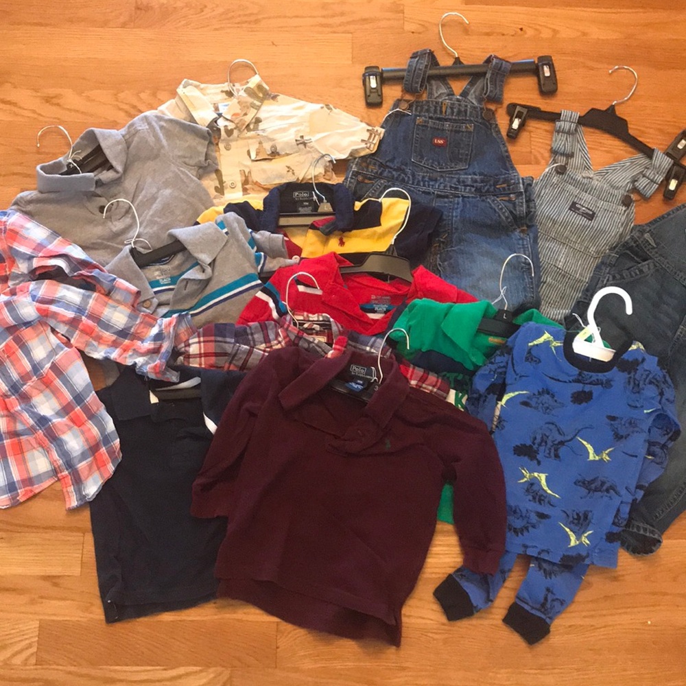 Bundle of boys clothes